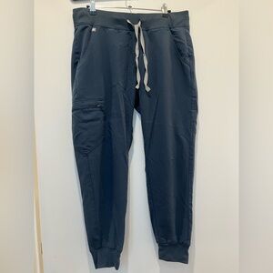 FIGS Zamora Jogger Scrub Pants - Dark Harbor Medium Petite
